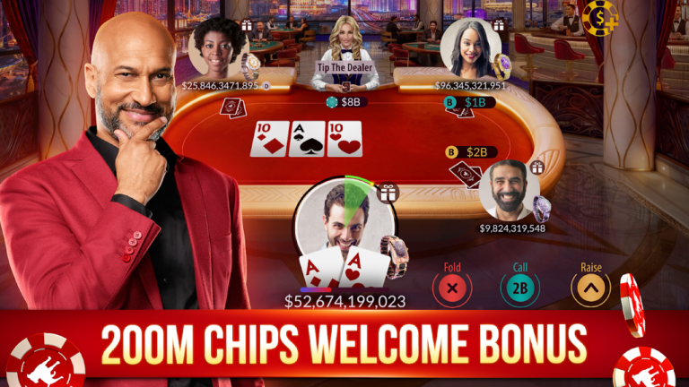 Zynga Poker gameplay screenshot